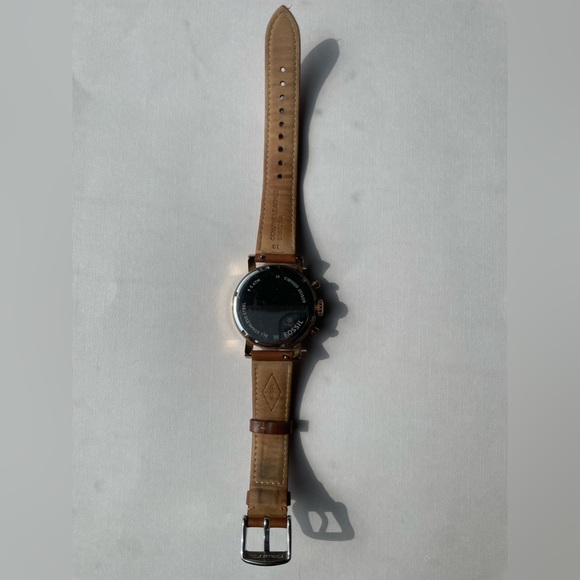Fossil Rose Gold Chronograph Watch + leather bands - Picture 8 of 16